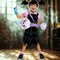 Vampirina Classic Costume Dress Headpiece and Glovettes Outfit for Girls